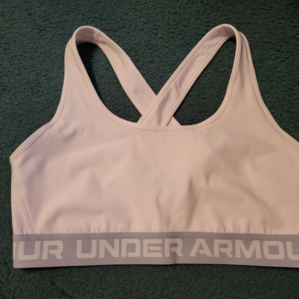Under Armour White Sports Bra